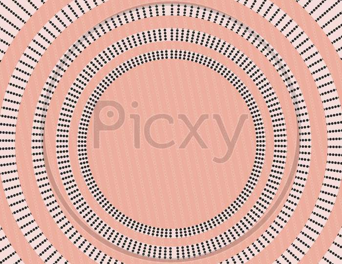 Modern Simple Geometric Seamless Pattern With Pink Colours, Line Texture On Grey Background. Wallpaper, Bright Tile Ornament.