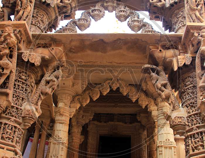 Jain Temple At Jaisalmer Fort