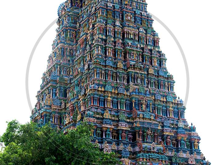 Majestic Tower Of  Meenakshi Temple