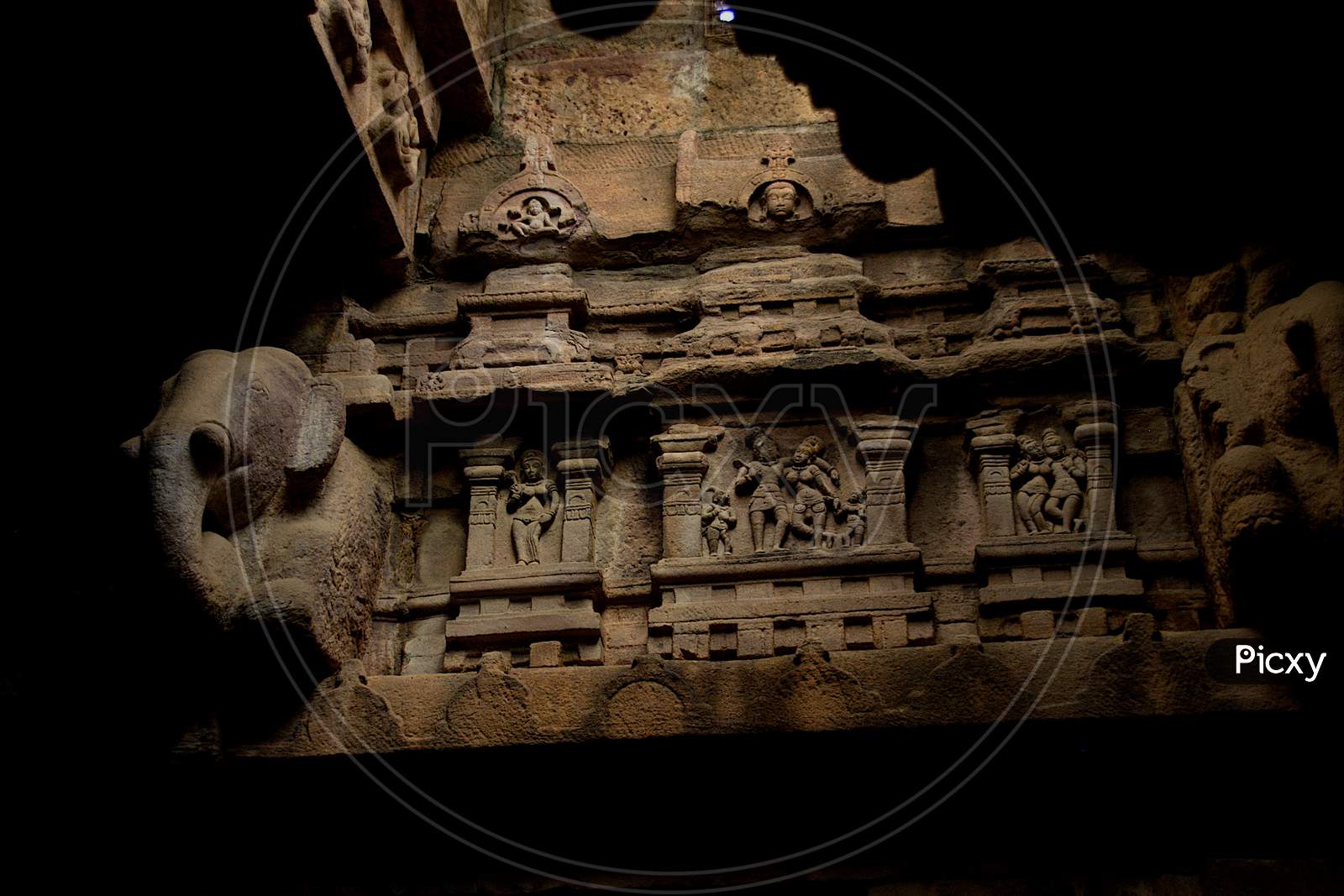 Inside Virupaksha Temple, Pattadakal