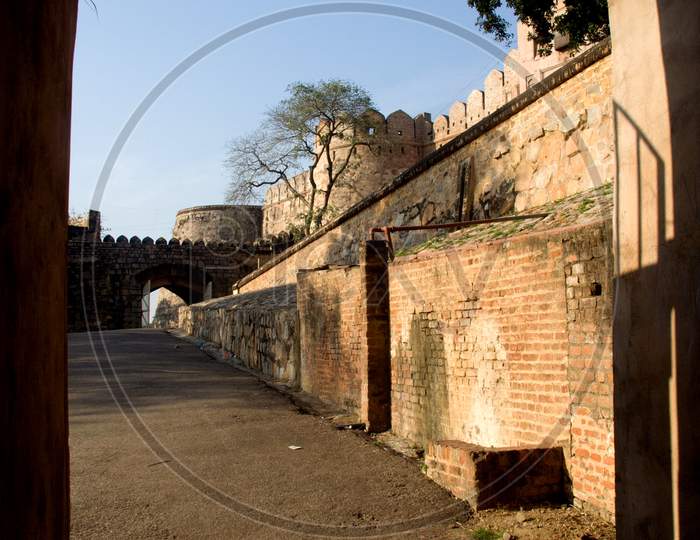 Framed View Of Fort At Jhasi