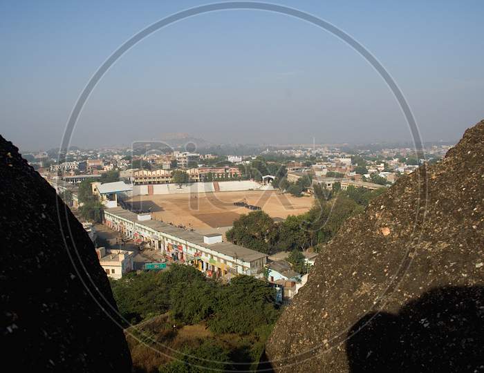 Jhansi City From Top Of Fort