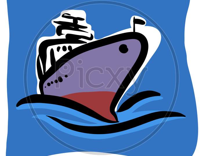 Ship Logo Illustration