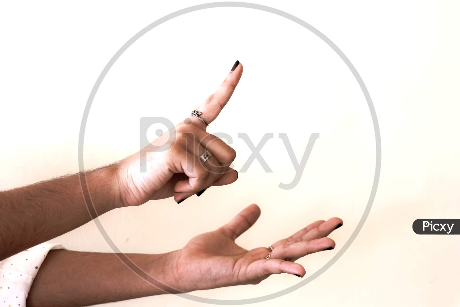 Pointing Hand Sign