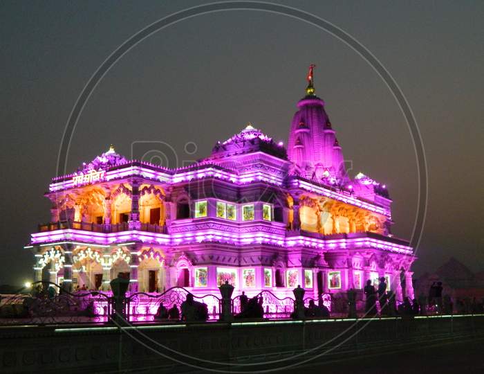 Prem Mandir is a Hindu temple in Vrindavan