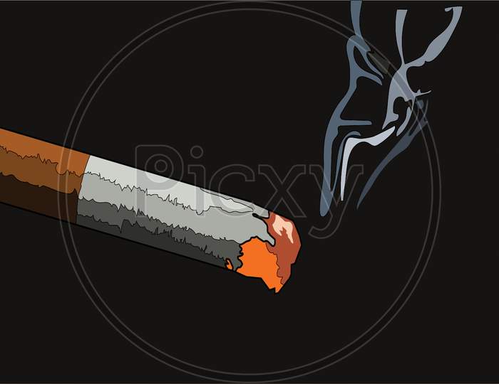 The Burning cigarette
