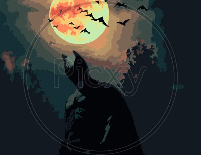 Bat in the dark