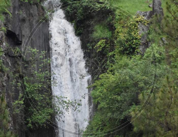 Water fall after rain