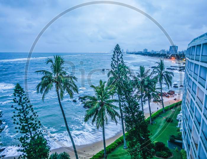 Beach And City Of Colombo, Sri Lanka