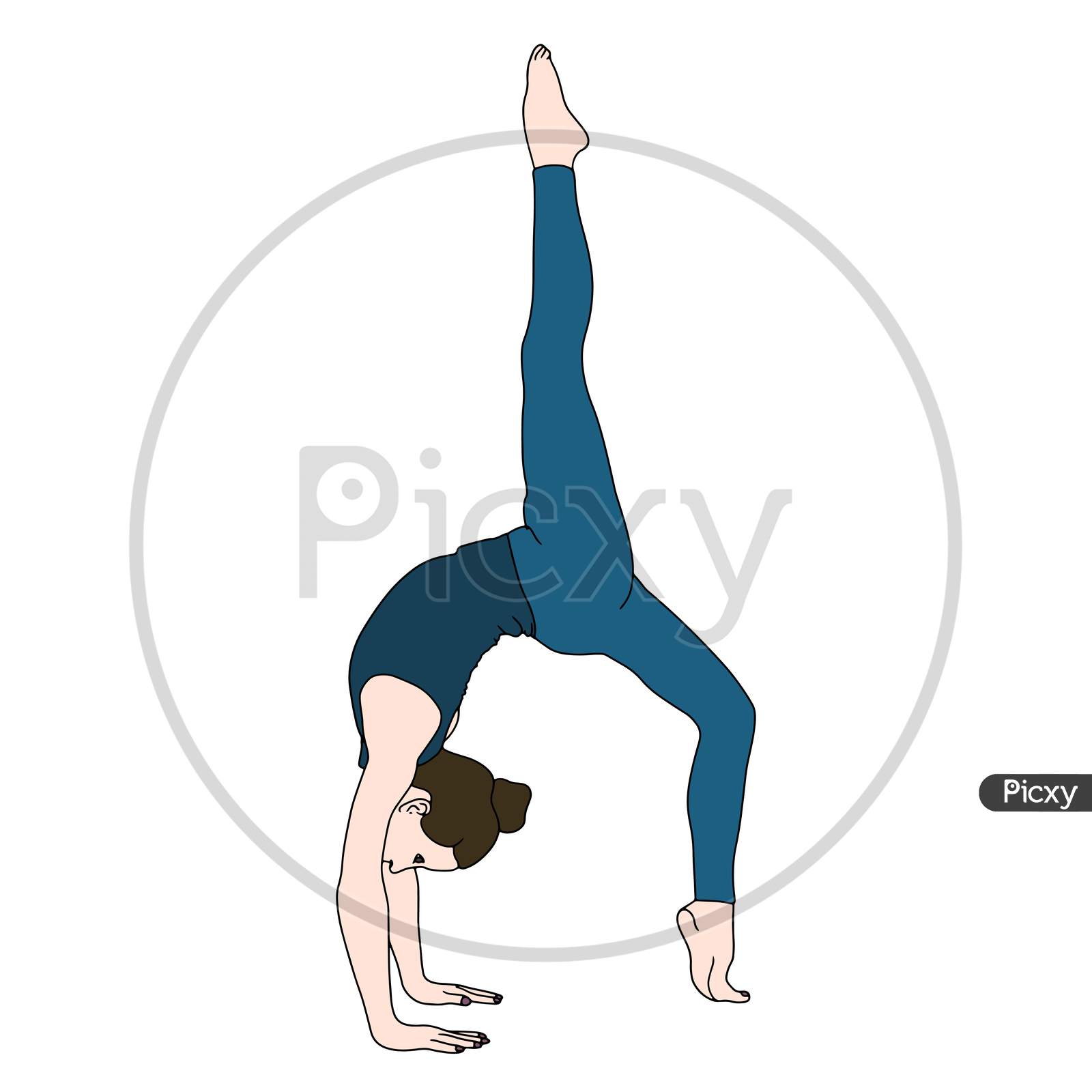 22,604 Yoga Poses Drawings Images, Stock Photos, 3D objects, & Vectors |  Shutterstock