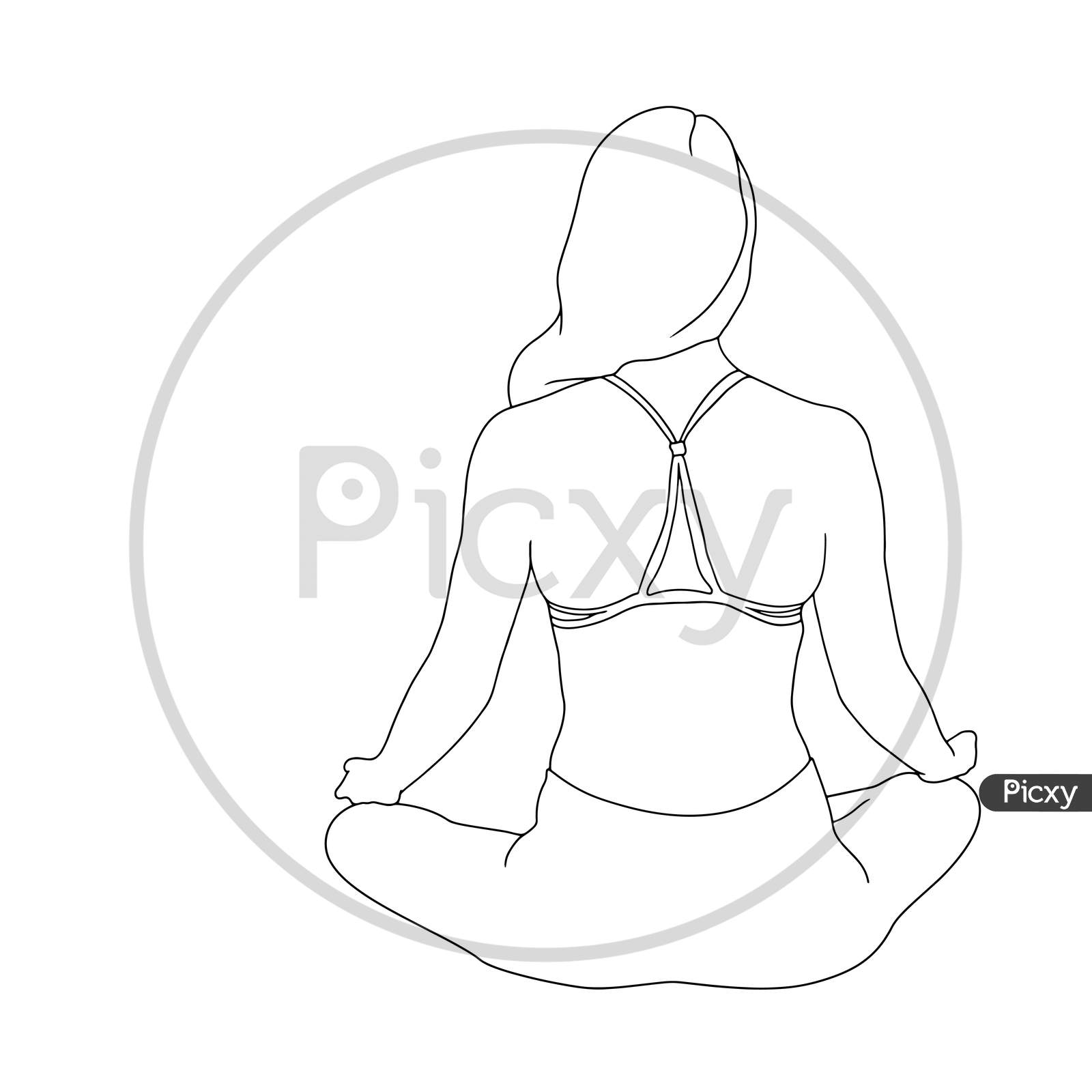 How to draw Female Anatomy Pose, Draw Female Sitting Pose
