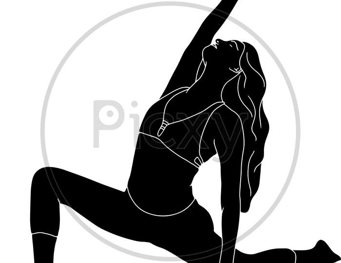 5,561 Yoga Pose Silhouette Stock Photos, High-Res Pictures, and Images -  Getty Images