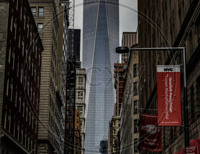One World Trade Center, Which Is Visible From Lower Manhattan