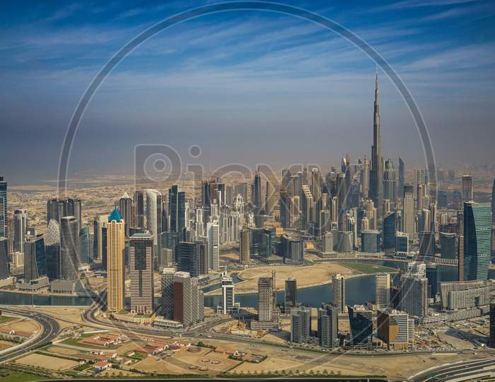 Urban Landscape Of Dubai (United Arab Emirates)
