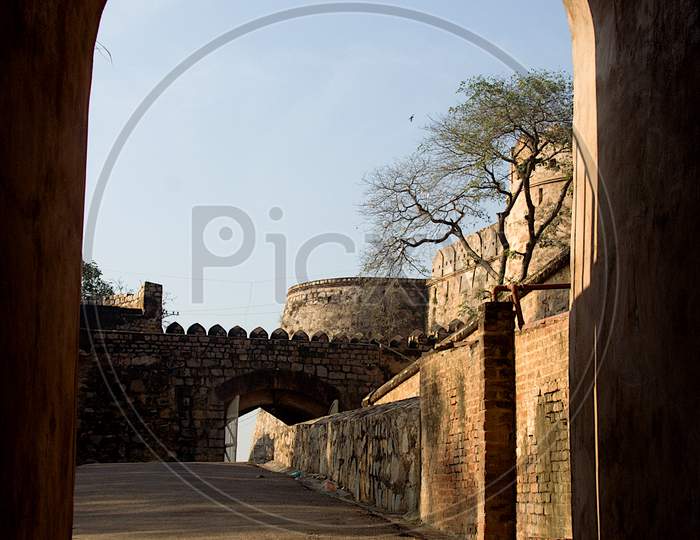 Framed View At Jhansi Fort
