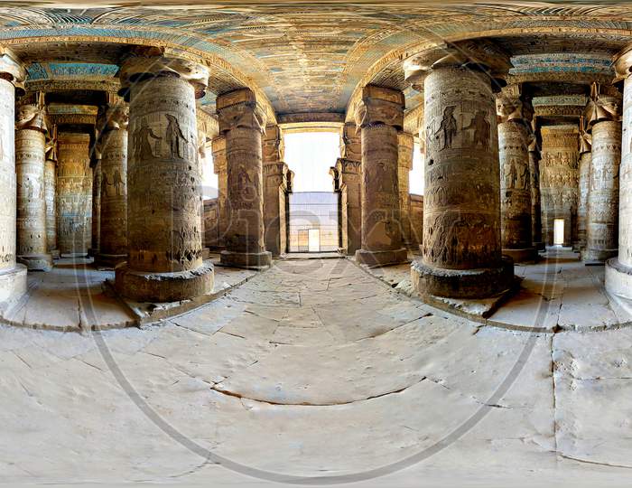 The Hypostyle Hall of Dendera Temple Complex