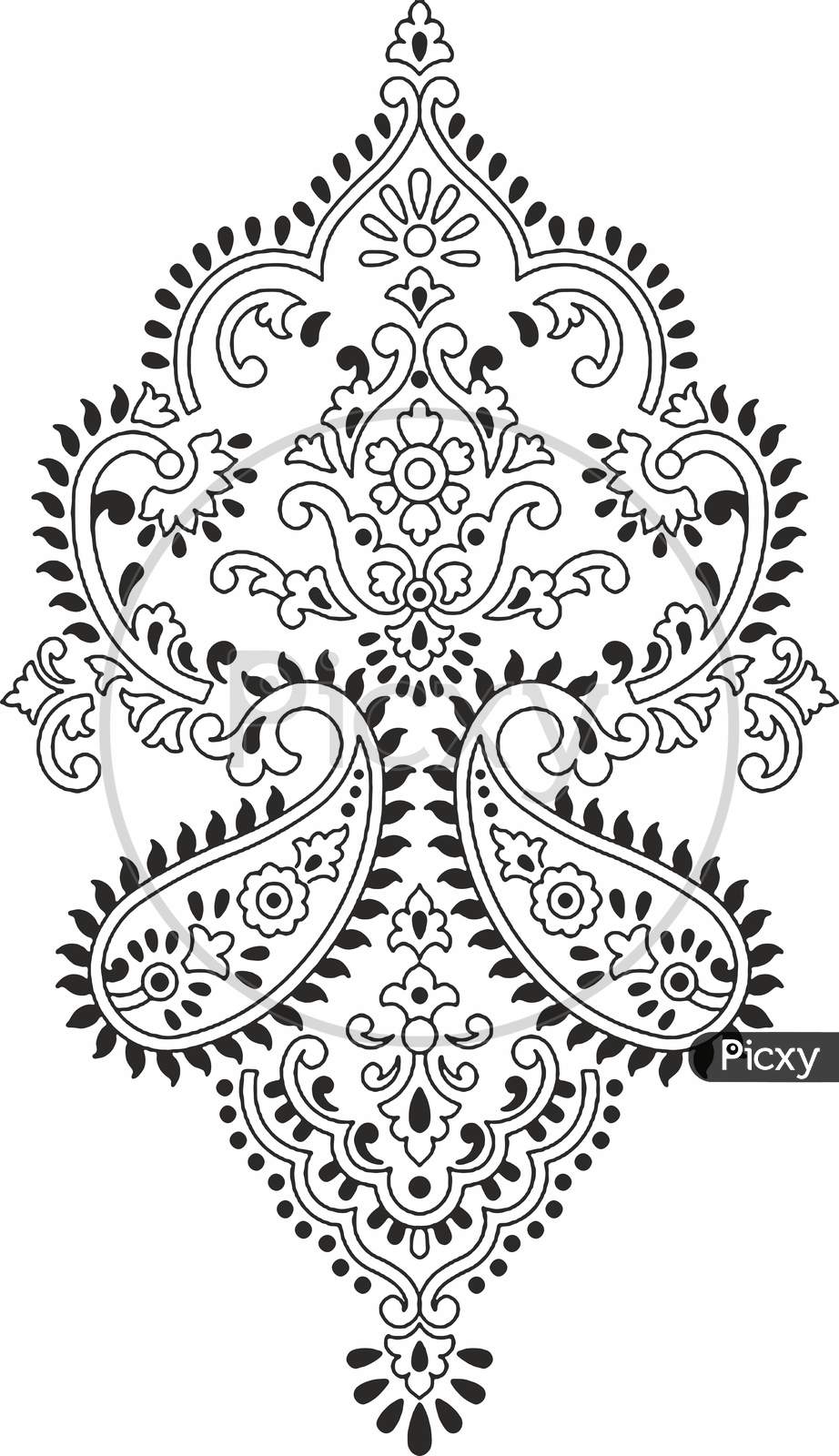 Circle Lines Floral Frame, Floral Drawing, Frame Drawing, Circle Drawing  PNG and Vector with Transparent Background for Free Download