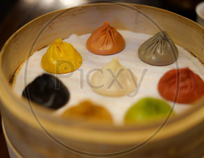 Image Of Colorful Dumplings Of Taiwan