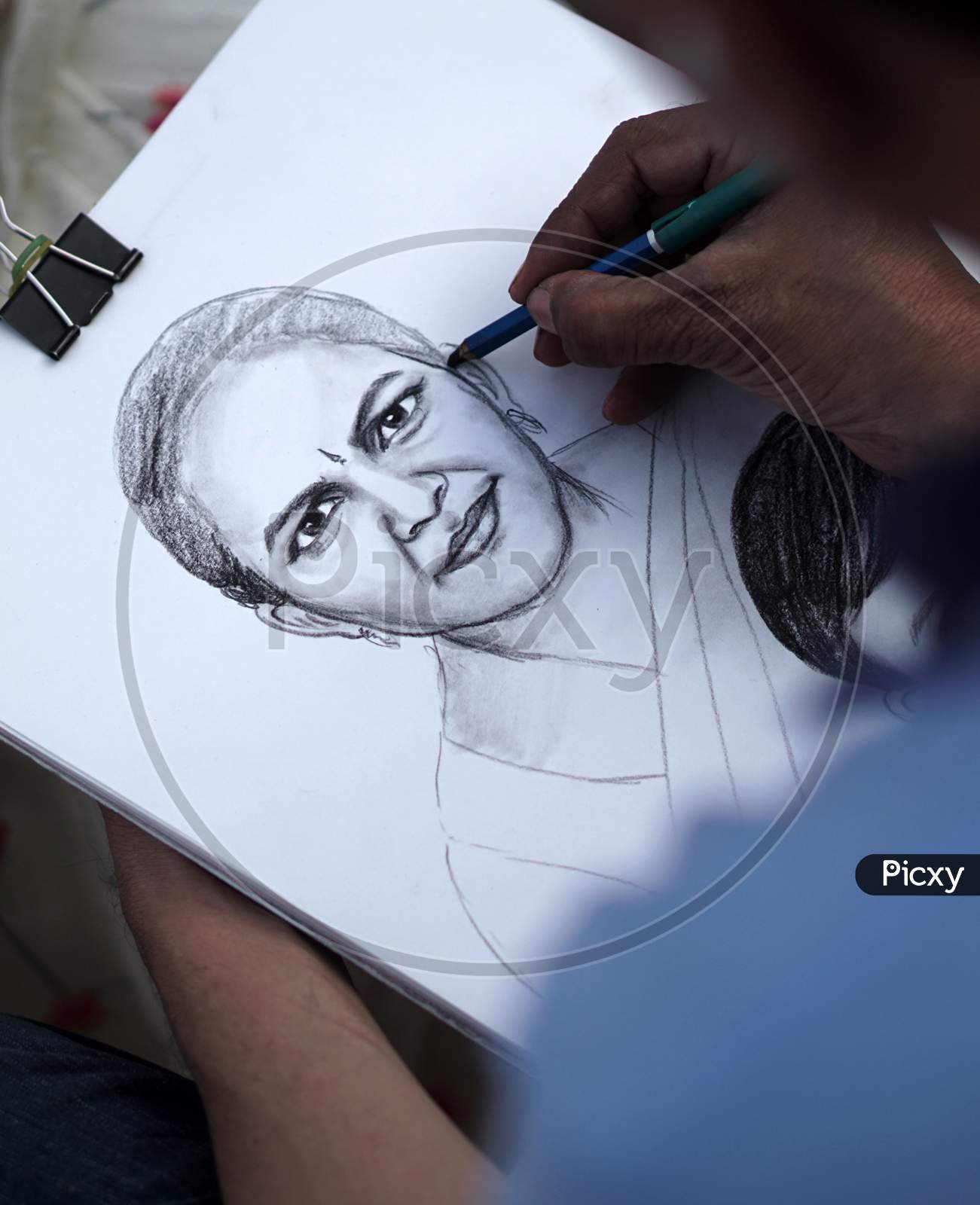 Realistic sketch of P.V.Sindhu|Happy birthday P.V.Sindhu🎂🎂🎂🏸🏸 - YouTube