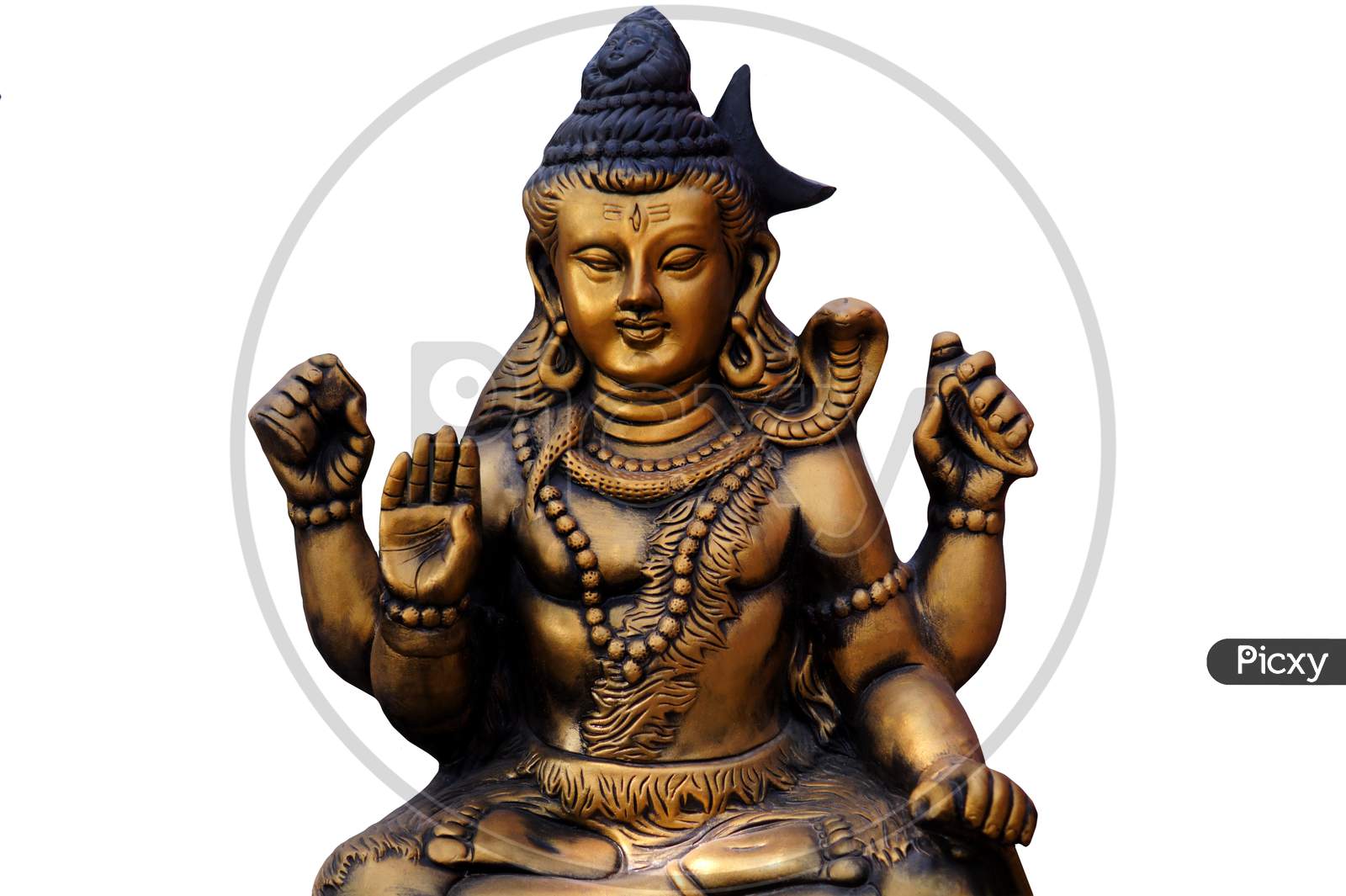 Lord Shiva Serene Pose Image & Photo (Free Trial) | Bigstock