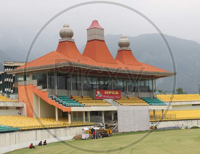 Dharamshala Cricket Stadium.