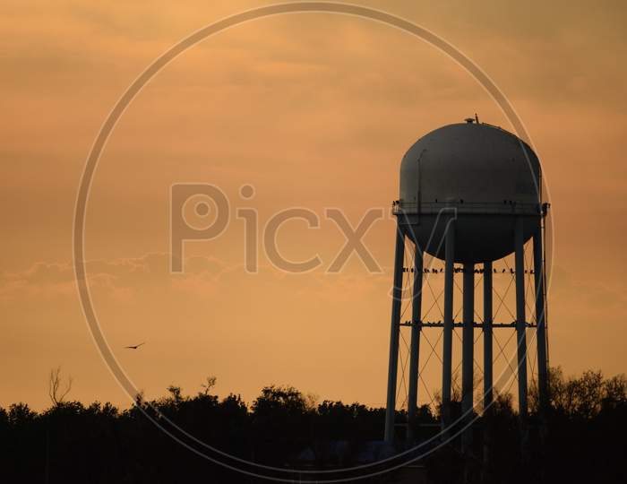 water tank isolated