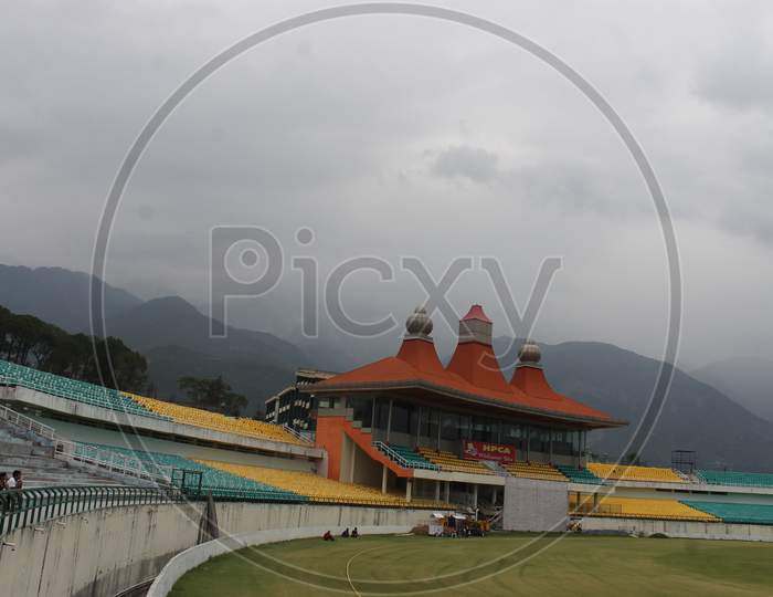 Dharamshala Cricket Stadium.