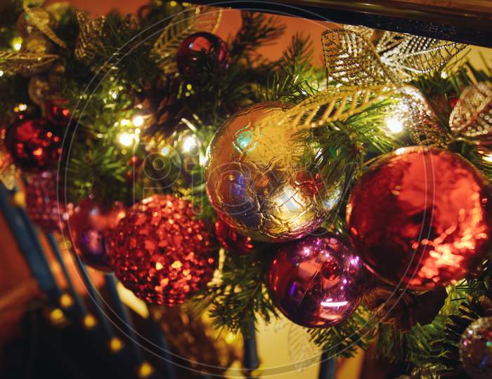 Image Of The Decoration Of The Christmas Tree