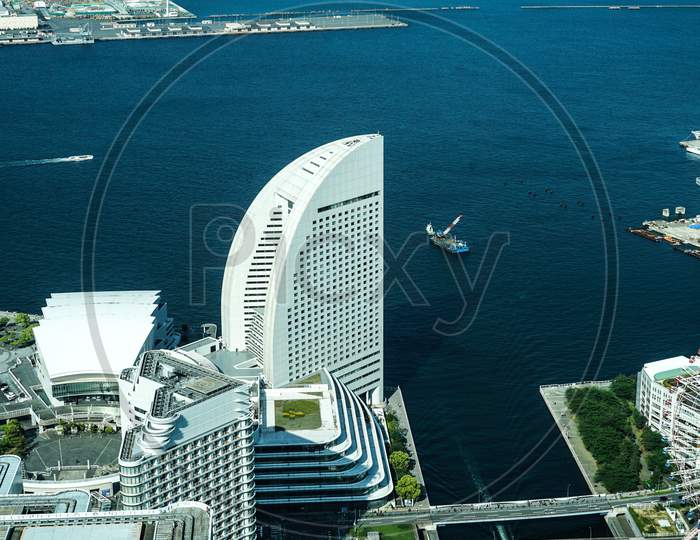 Landmark Tower View From Yokohama Port