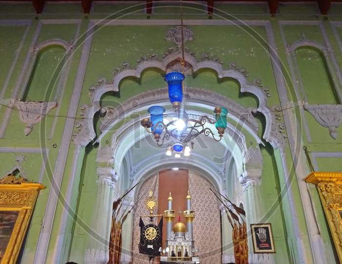 interior of Bara Imambara lucknow uttar pradesh