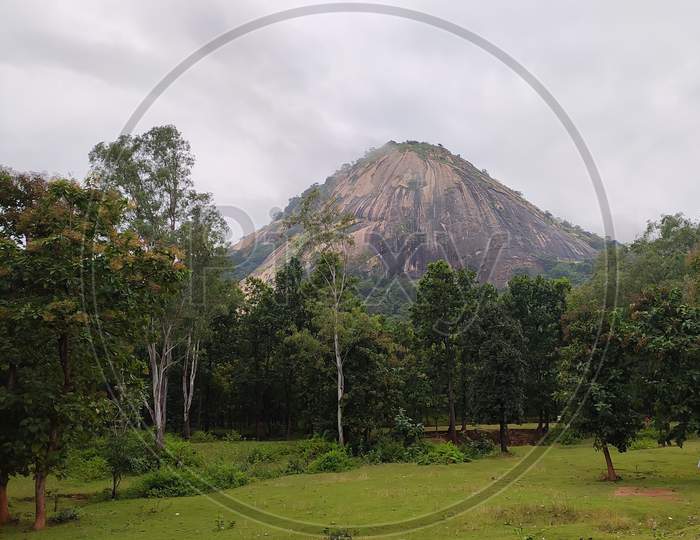 Image of a famous hill called 'pakhi pahar' in west Bengal. Pakhi pahar is a famous tourist destination in purulia, west Bengal, India.