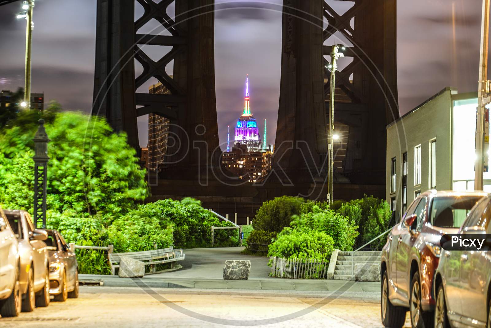 Empire State Building View From Manhattan Bridge
