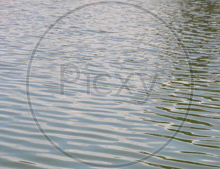 Beautiful view of lake water high resolution - Stock Photo