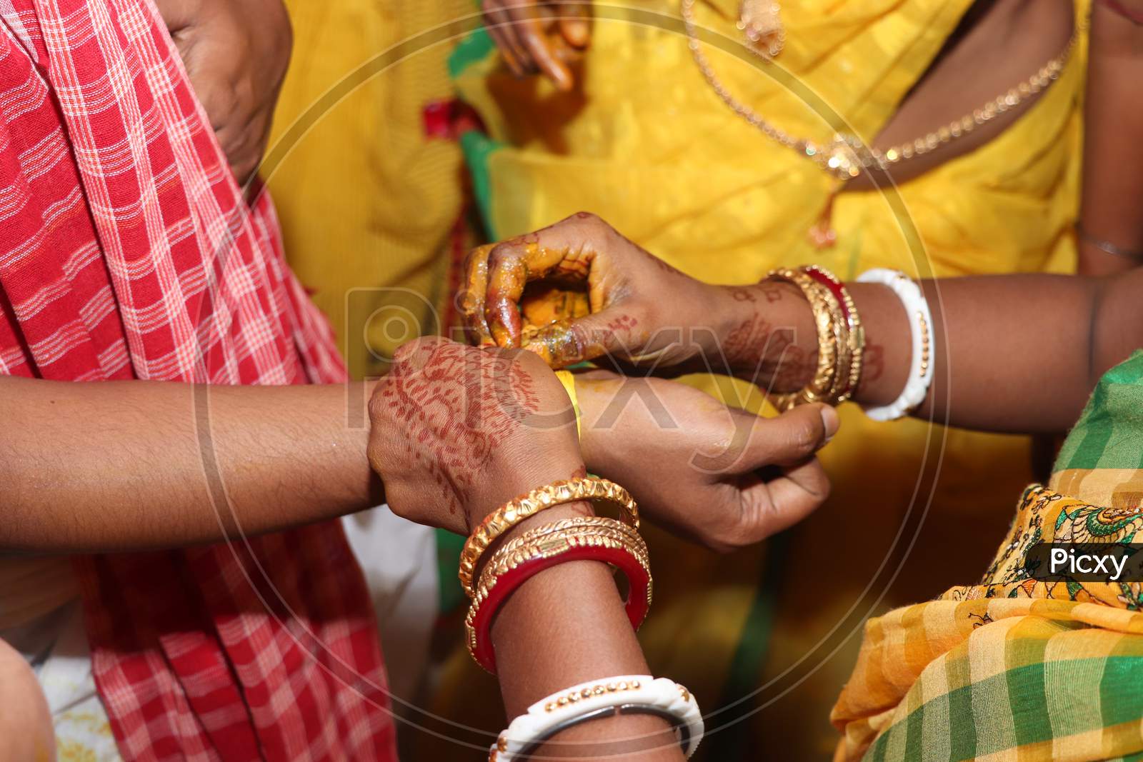 Indian Hindu Bengali Wedding Rituals After Gaye Holud