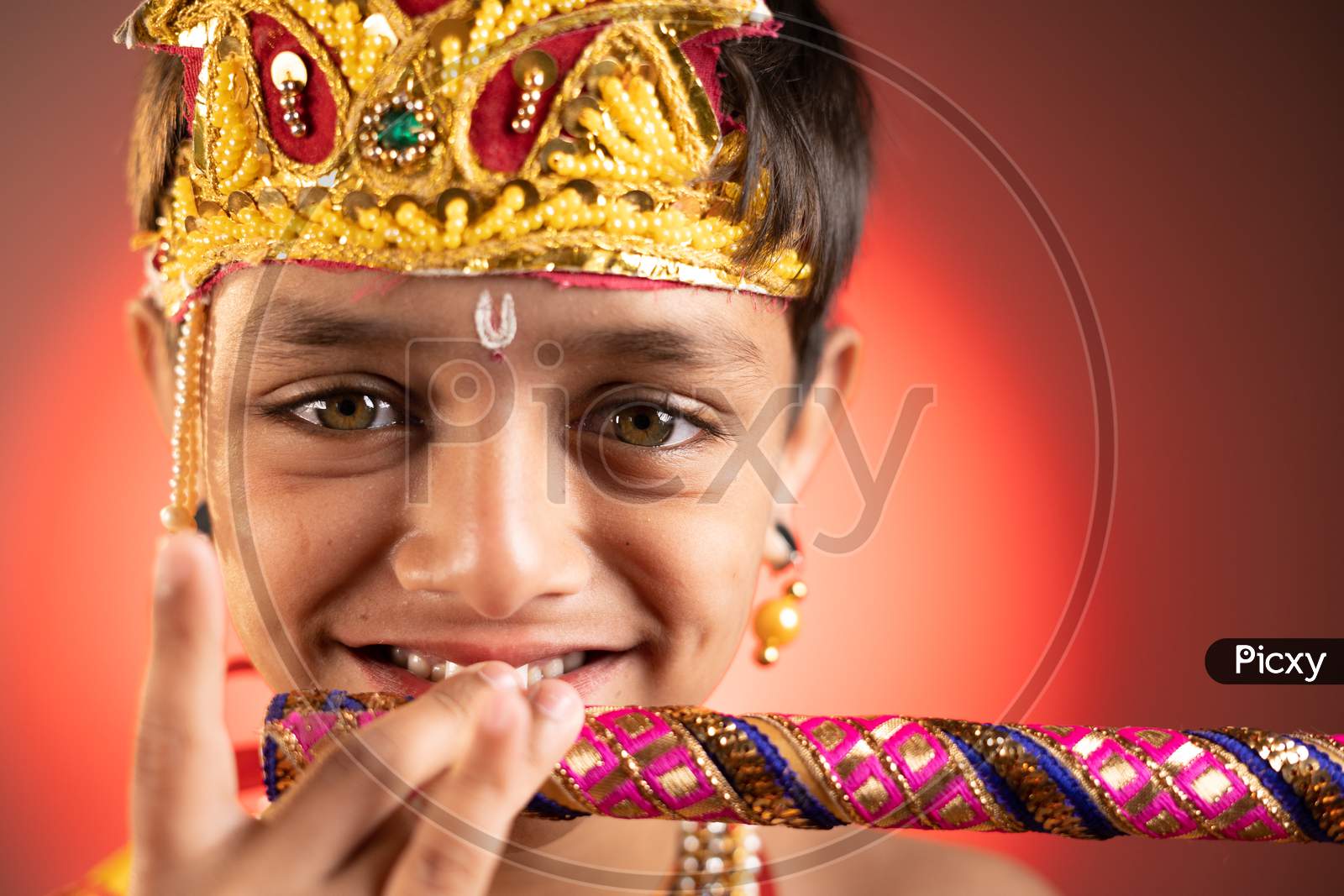 Kanha/Krishna Dress for Boys - Design# B-KSN# 704