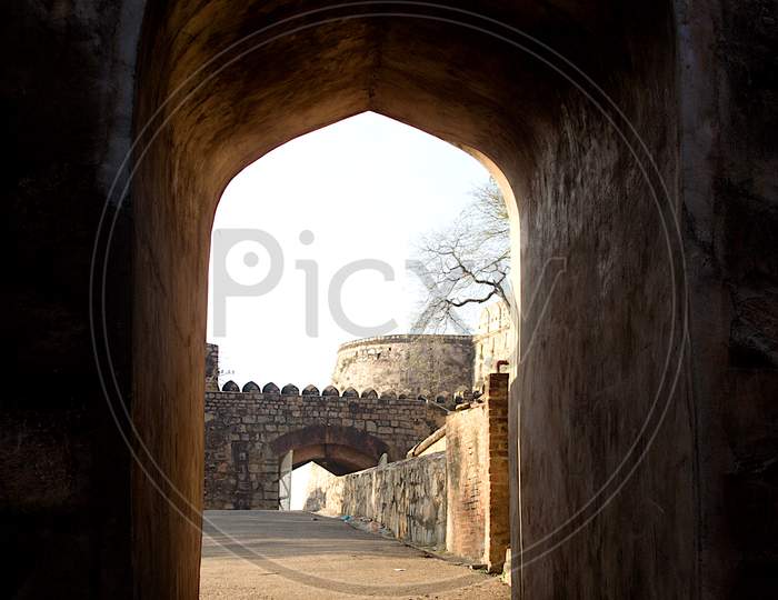 Framed View Of Fort At Jhansi
