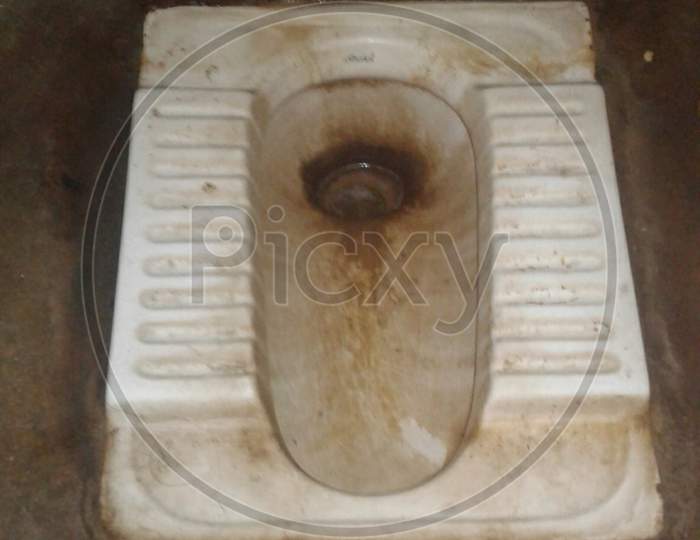 Indian Public/ Government toilets in India.