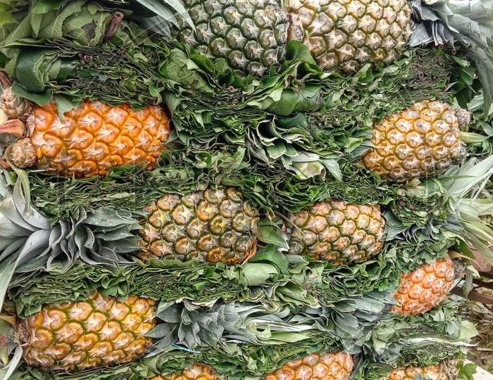 Healthy And Tasty Pineapple On Shop