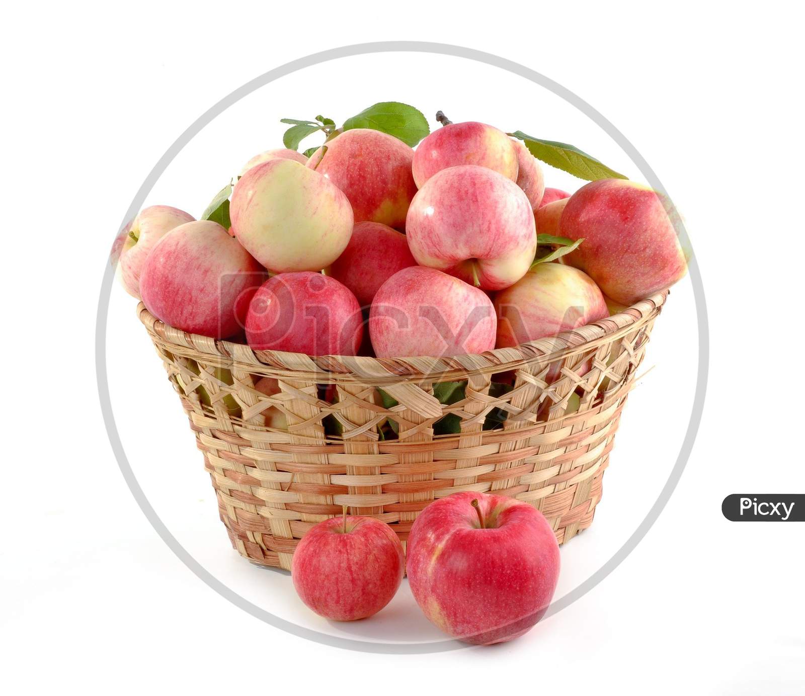 Apples basket fruits