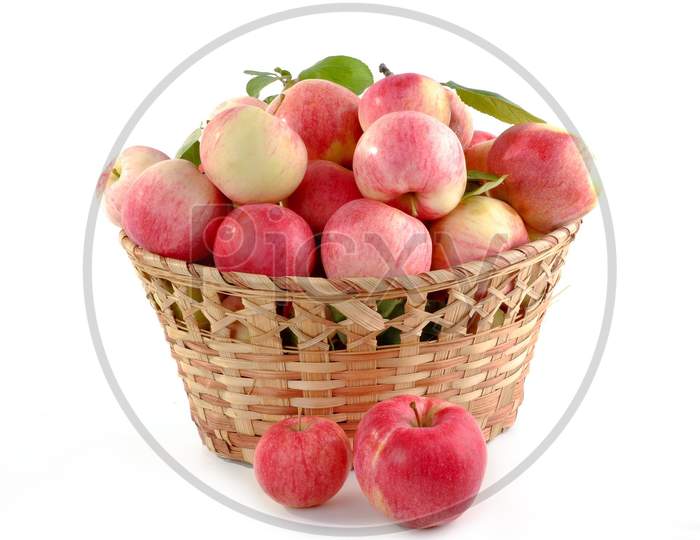 Apples basket fruits