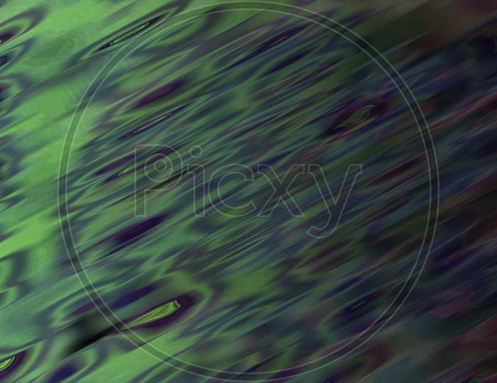 Abstract Chaos Green Background