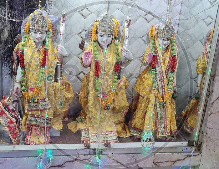 Lord shri Ram in temple