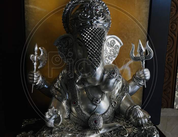 Silver Ganpati Bappa