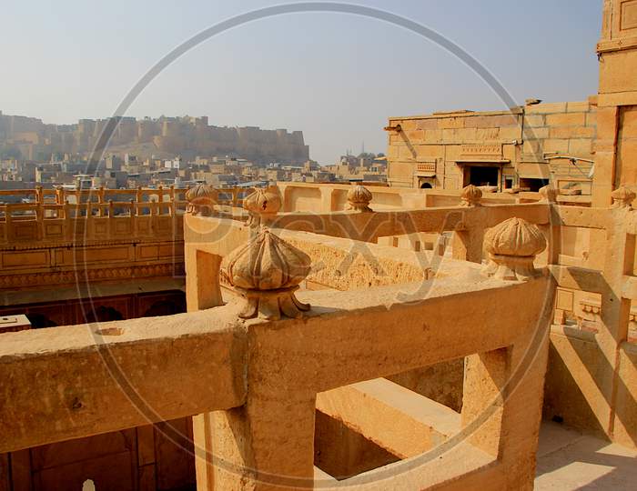 Terrace Of Patawon-Ki-Haweli, Jaisalmer