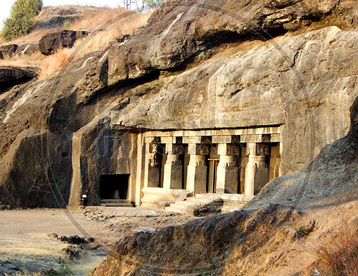 Frontage Of Cave Temple, Ellora