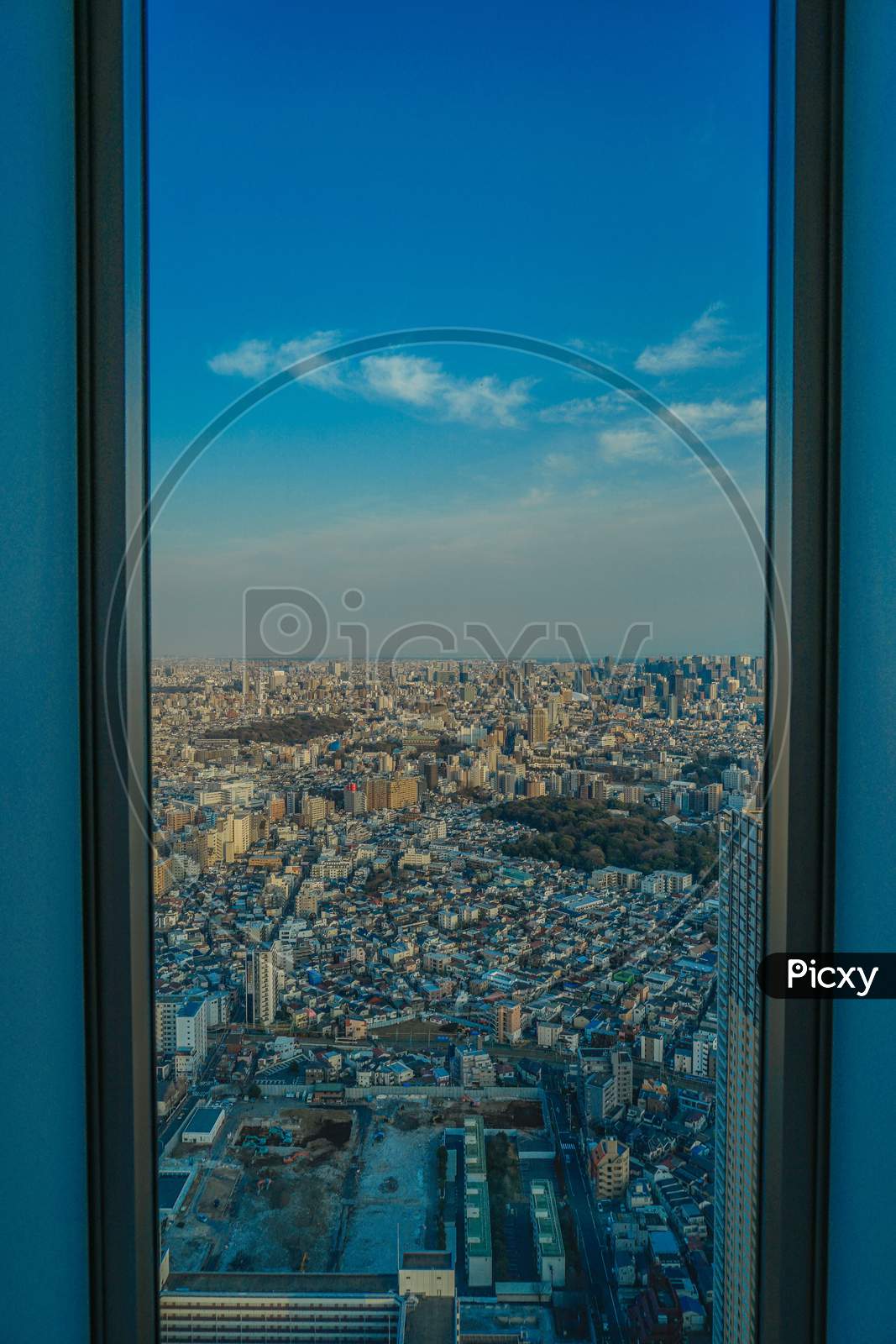 Cityscape Visible From The Observatory Of The Sunshine 60