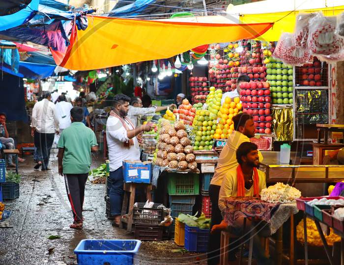 India bazaar Market fruit