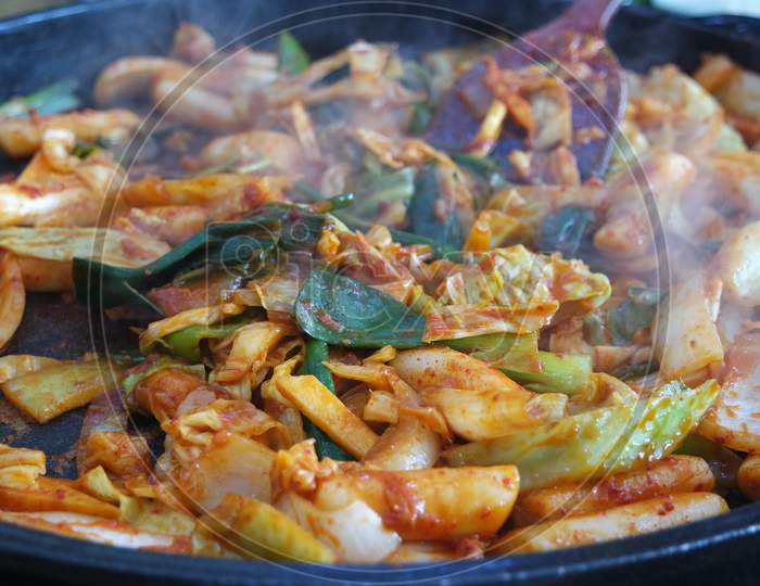 Chuncheon, Korea Dakgalbi, Traditional Chicken Food