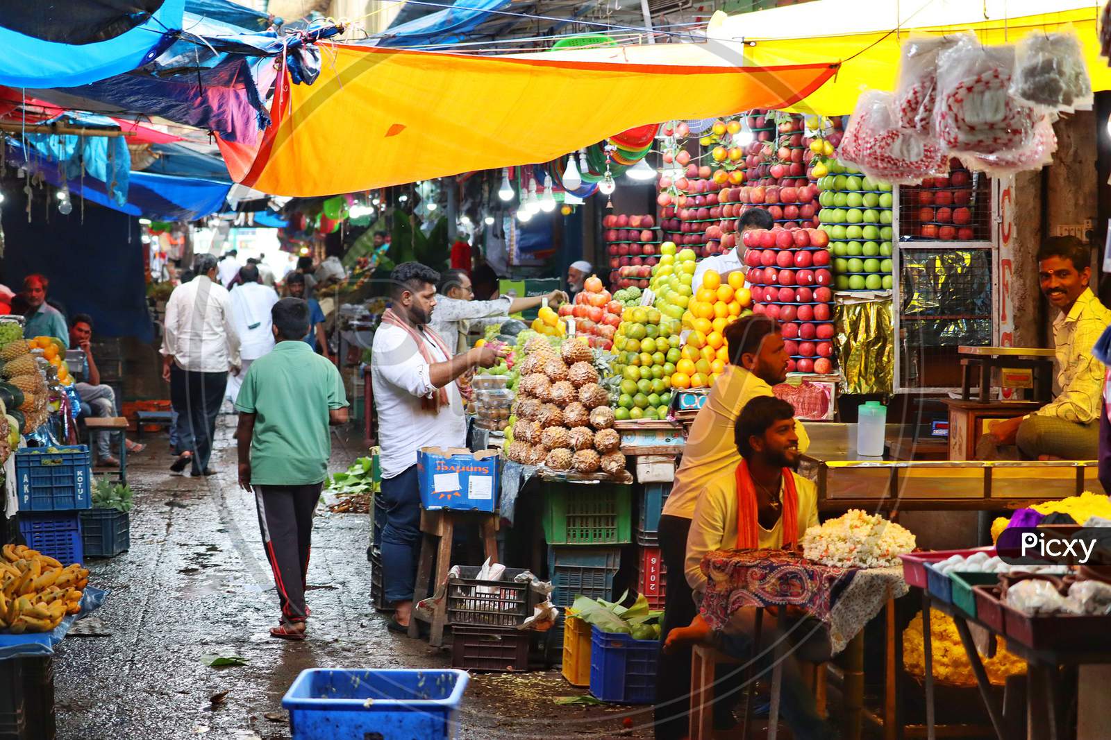 India bazaar Market fruit