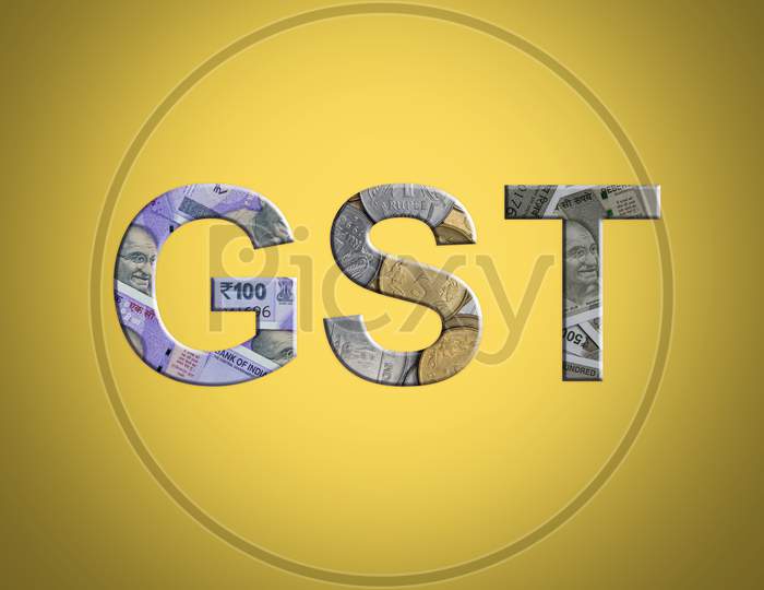 Goods and services tax - GST India 3d